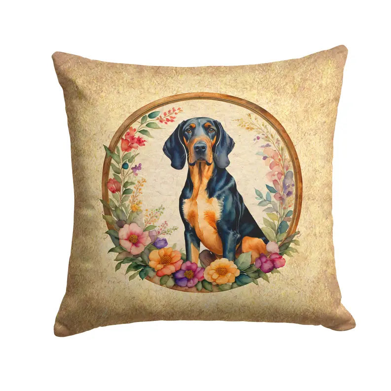 Coton De Tulear and Flowers Foam Coasters Caroline's Treasures