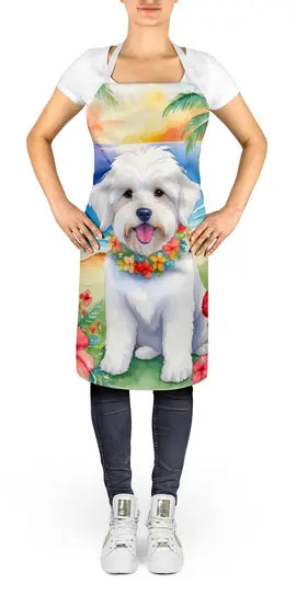 Coton de Tulear Luau Apron Caroline's Treasures