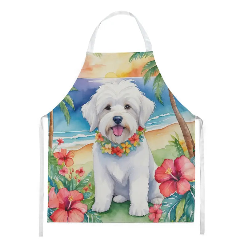 Coton de Tulear Luau Apron Caroline's Treasures