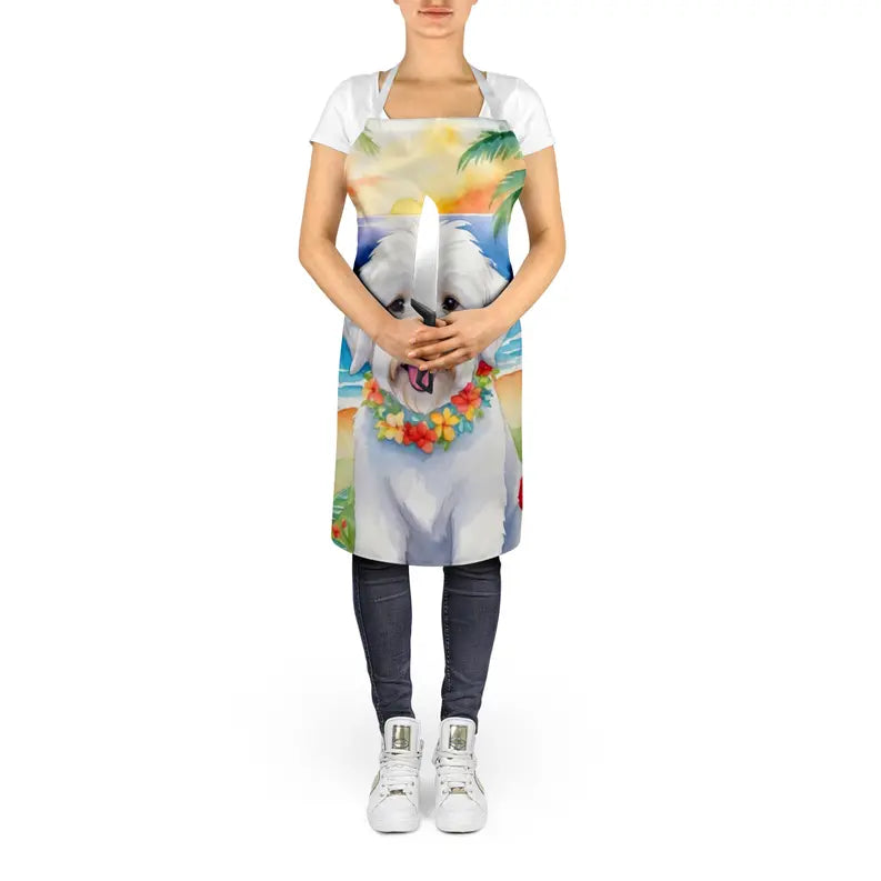 Coton de Tulear Luau Apron Caroline's Treasures
