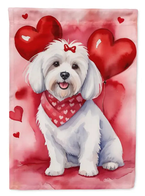 Coton de Tulear My Valentine Garden Flag Caroline's Treasures