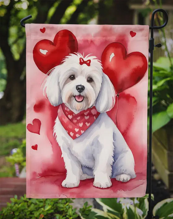 Coton de Tulear My Valentine Garden Flag Caroline's Treasures