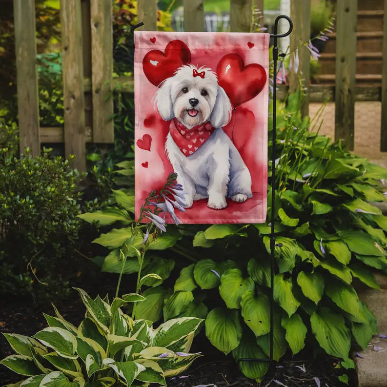 Coton de Tulear My Valentine Garden Flag Caroline's Treasures