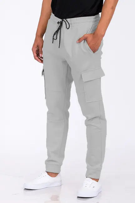 Cotton Blend Cargo Joggers WEIV