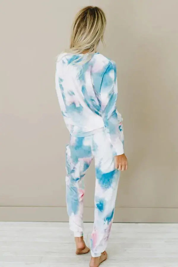 Cotton Candy Sky Loungewear Set Stay Warm in Style