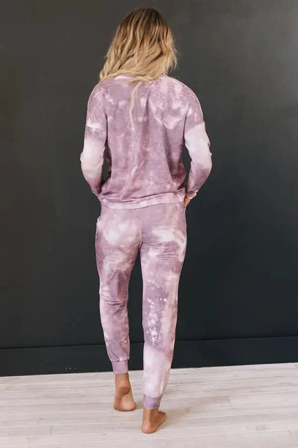 Cotton Candy Sky Loungewear Set Stay Warm in Style