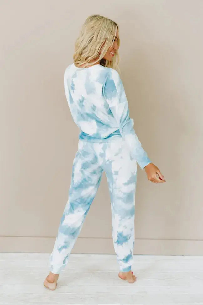 Cotton Candy Sky Loungewear Set Stay Warm in Style