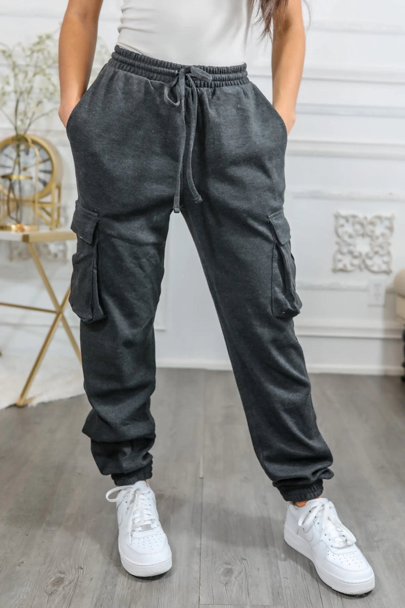 Cotton Drawstring CargoJoggers Pants SurelyMine