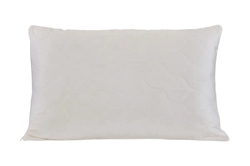 Cotton Latex Foam And Wool Hypoallergenic Standard Size Bed Pillow Homeroots Bed & Bath