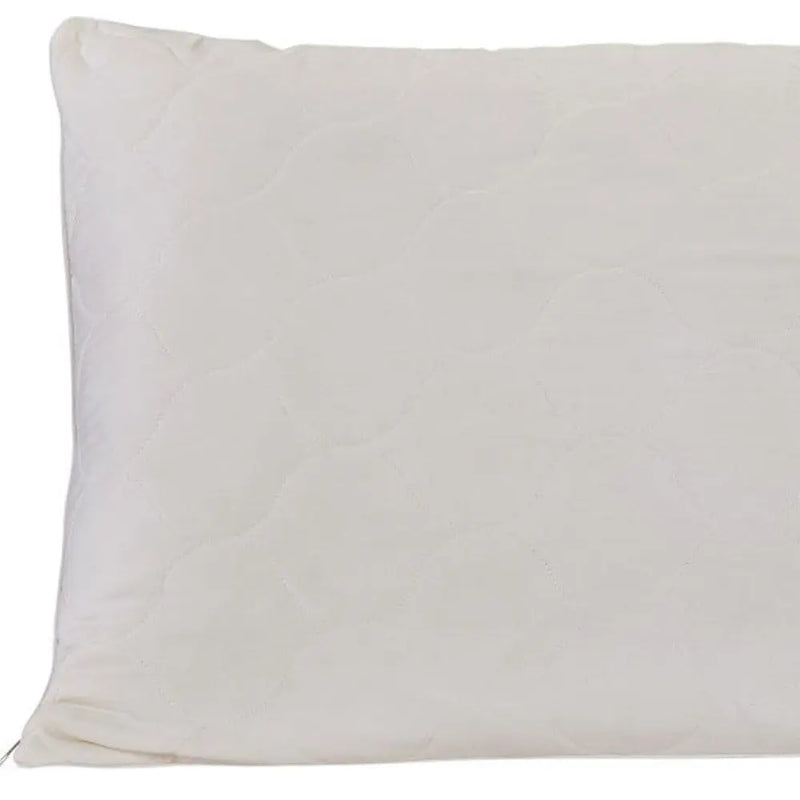 Cotton Latex Foam And Wool Hypoallergenic Standard Size Bed Pillow Homeroots Bed & Bath
