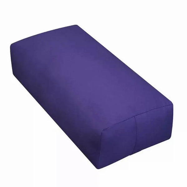 Cotton Rectangular Yoga Bolsters - Deluxe Fabric OMSutra