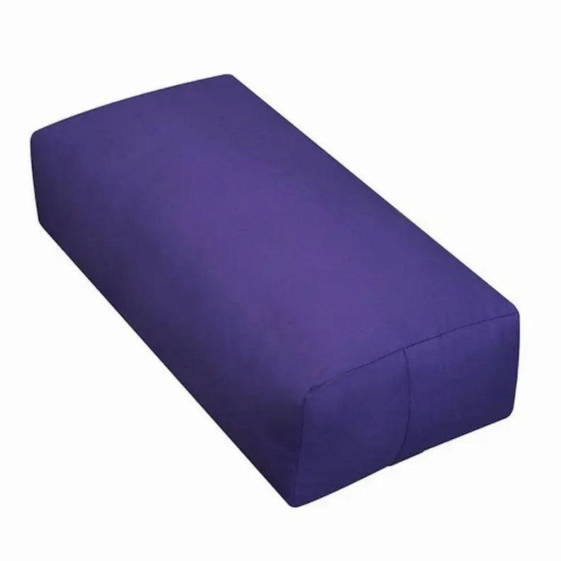 Cotton Rectangular Yoga Bolsters - Deluxe Fabric OMSutra