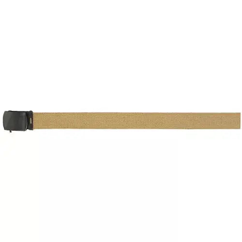 Cotton Web Belt Black Buckle 44" Fox Outdoor