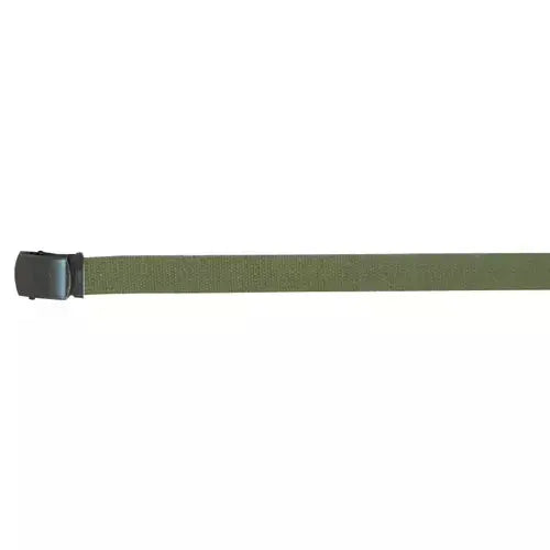 Cotton Web Belt Black Buckle 44" Fox Outdoor