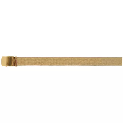 Cotton Web Belt Brass Buckle 44" Fox Outdoor