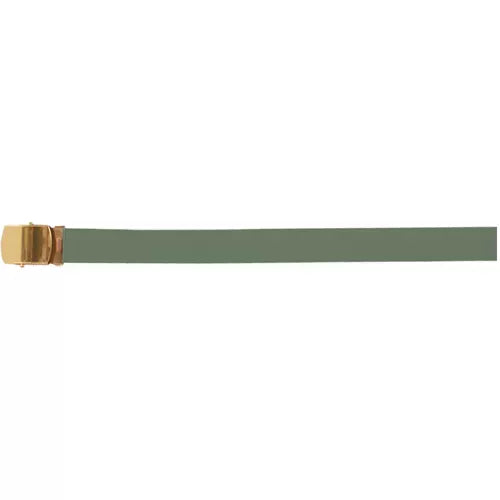 Cotton Web Belt Brass Buckle 44" Fox Outdoor