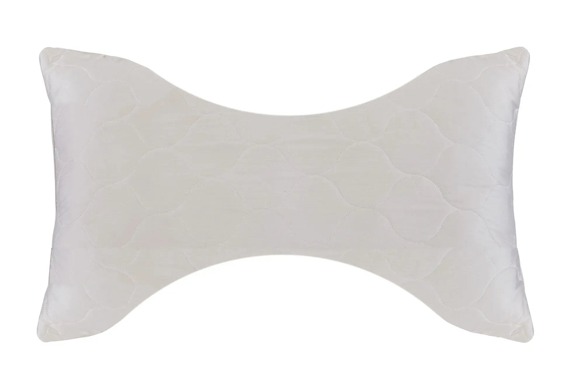 Cotton Wool Hypoallergenic Ergonomic Standard Size Bed Pillow Homeroots Bed & Bath