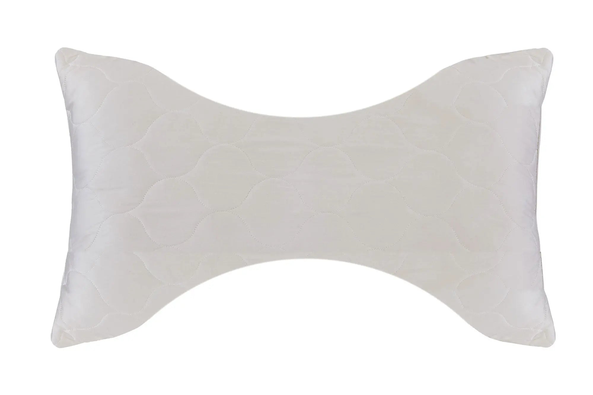 Cotton Wool Hypoallergenic Ergonomic Standard Size Bed Pillow Homeroots Bed & Bath