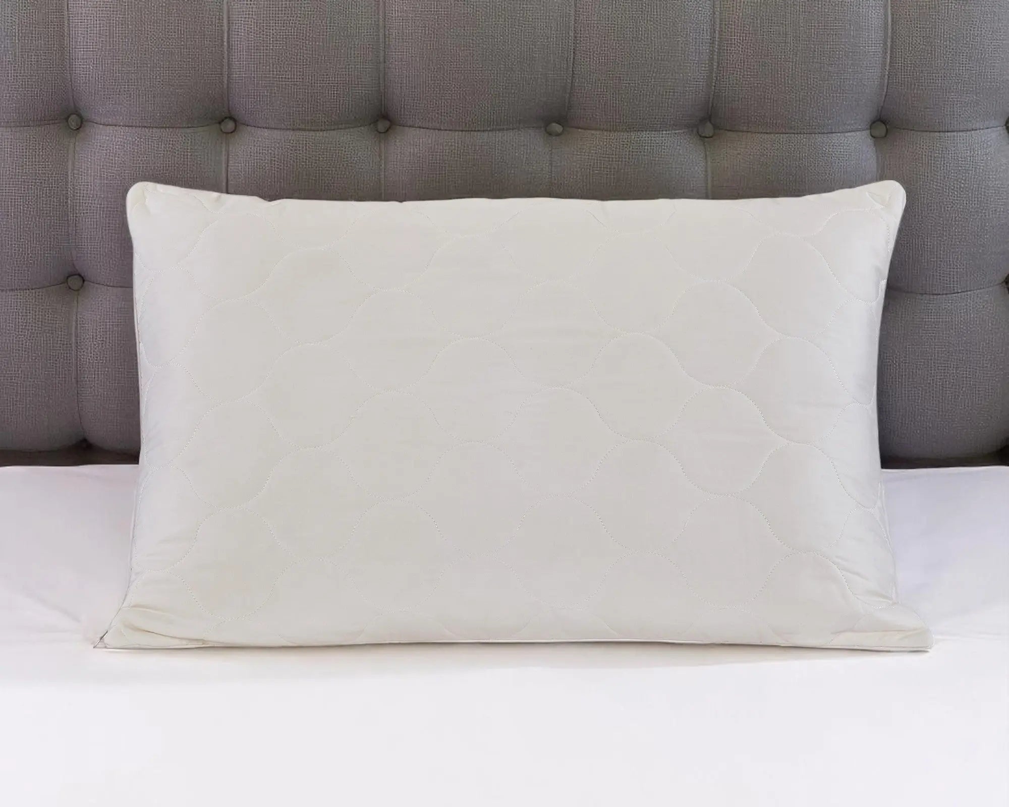 Cotton Wool Hypoallergenic King Size Bed Pillow Homeroots Bed & Bath