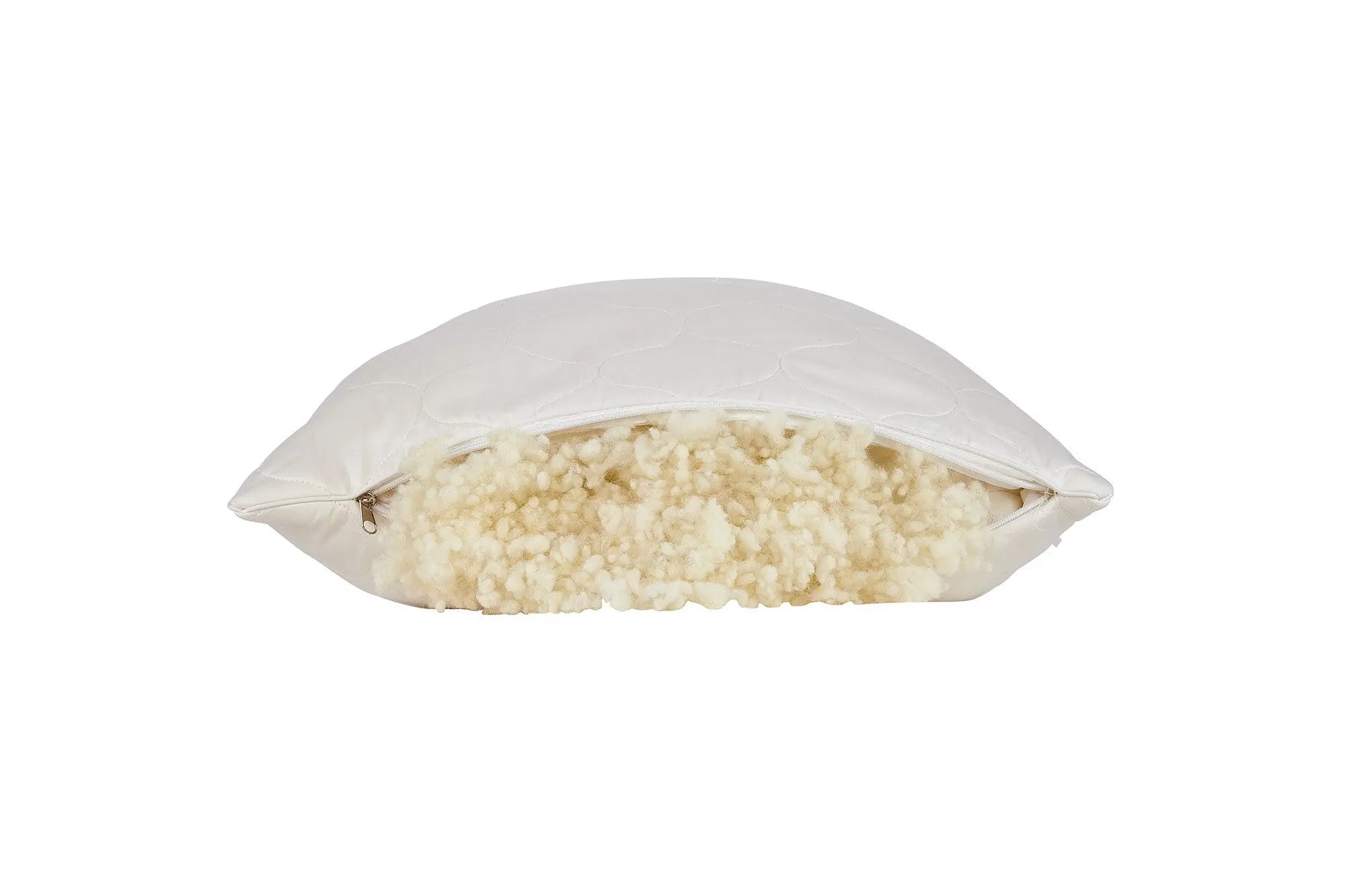 Cotton Wool Hypoallergenic King Size Bed Pillow Homeroots Bed & Bath