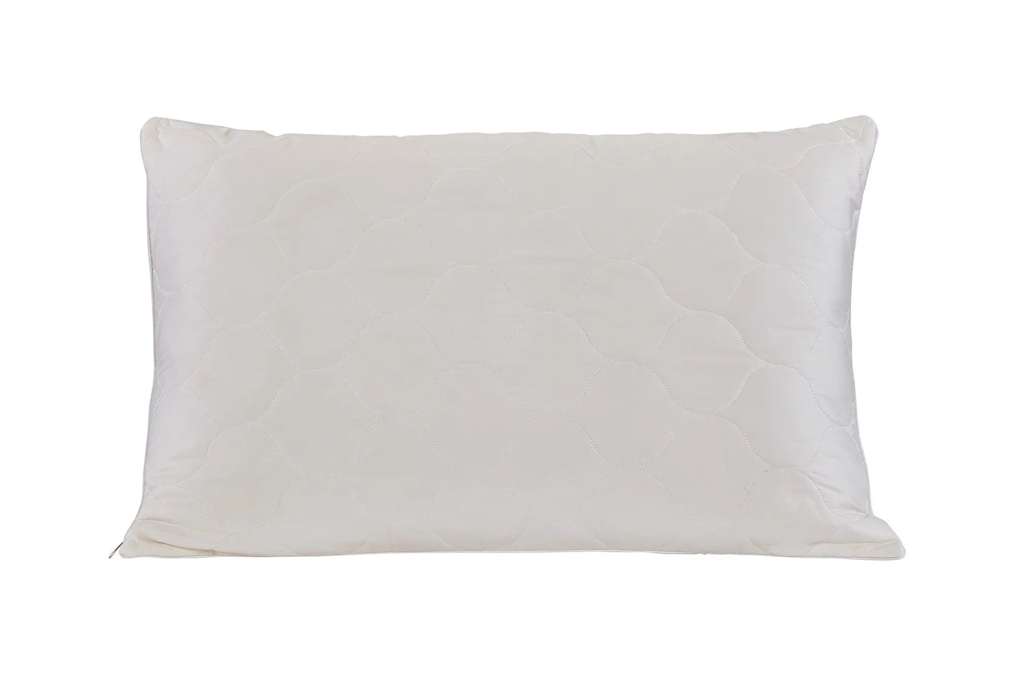 Cotton Wool Hypoallergenic Queen Size Bed Pillow Homeroots Bed & Bath