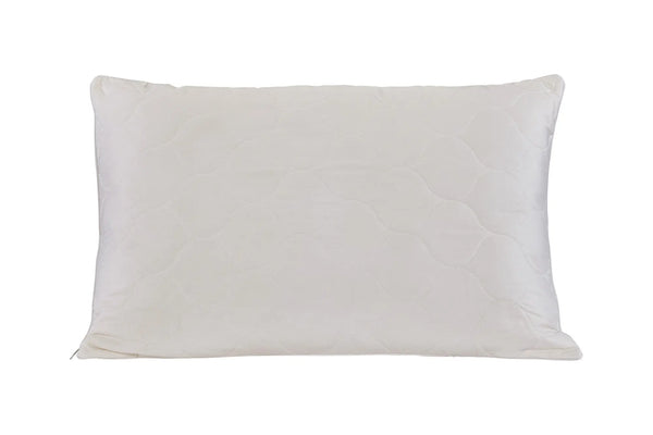 Cotton Wool Hypoallergenic Standard Size Bed Pillow Homeroots Bed & Bath