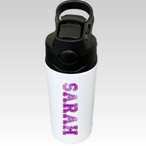 Cougars Water Bottle with Straw Dream Team Designs