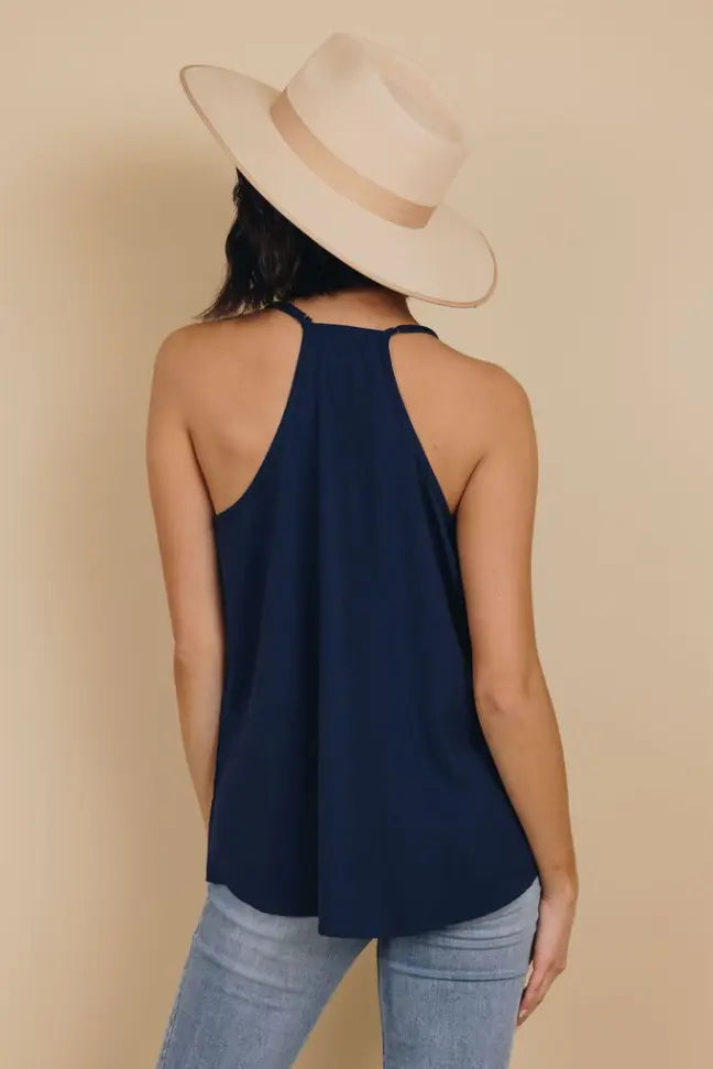County Fair Lace V Neck Tank Stay Warm in Style