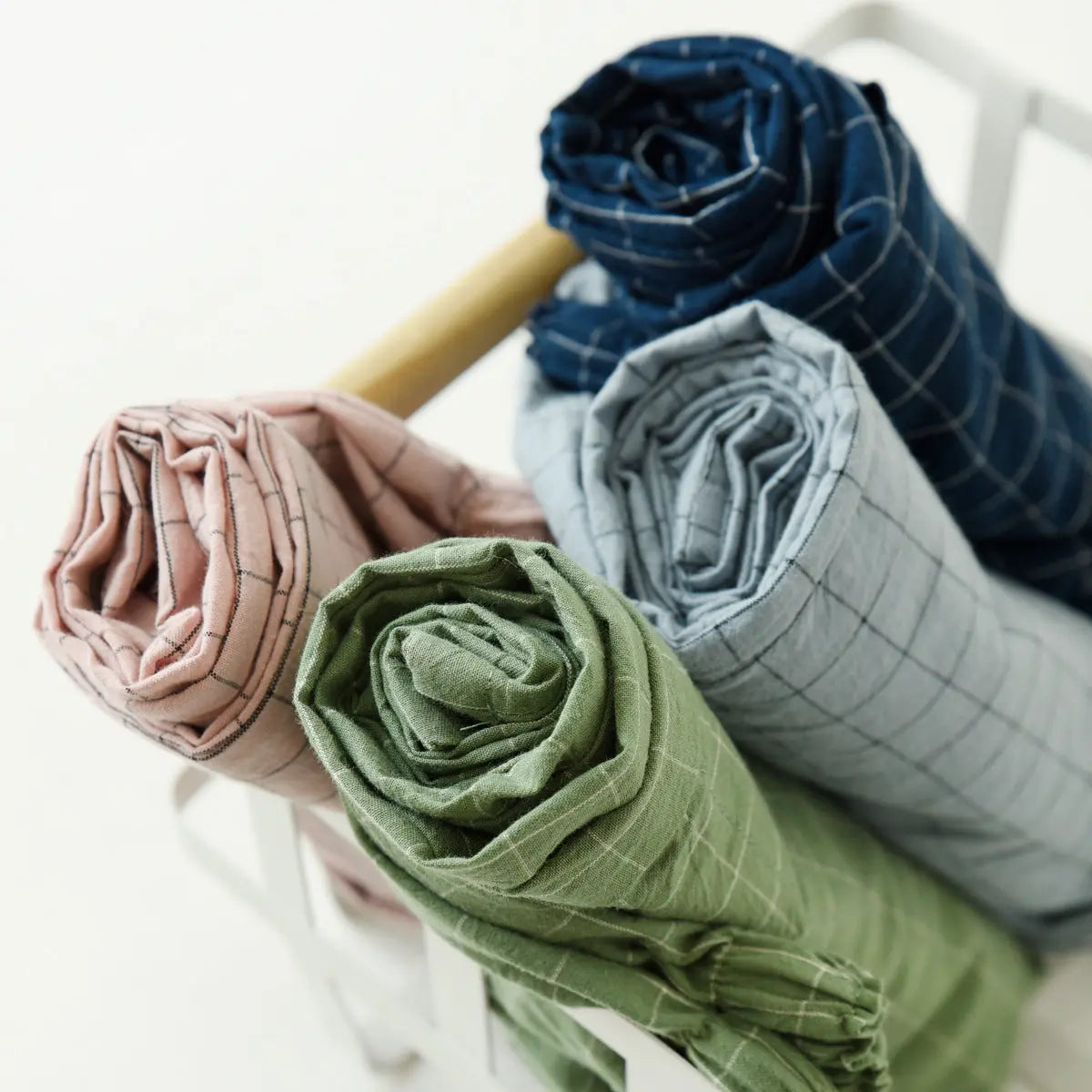Couple Style Washed Home Pants for Men and Women, Pure Cotton Plaid Pajama Pants, Living Pants, Spring and Autumn Style, Japanese Warehouse Available for Wholesale GreatEagleInc