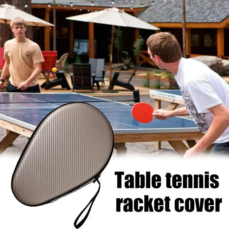 Cover Case Protective Table Tennis Durable Waterproof Coating Practical Sport Zipper Closure Handle Racket Storage Bag Dustproof