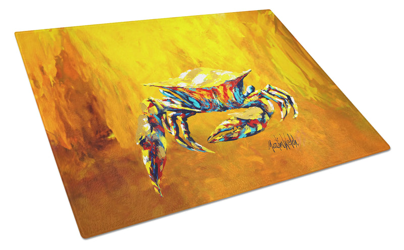 Crab Called the Bigger Jigger Glass Cutting Board Caroline's Treasures