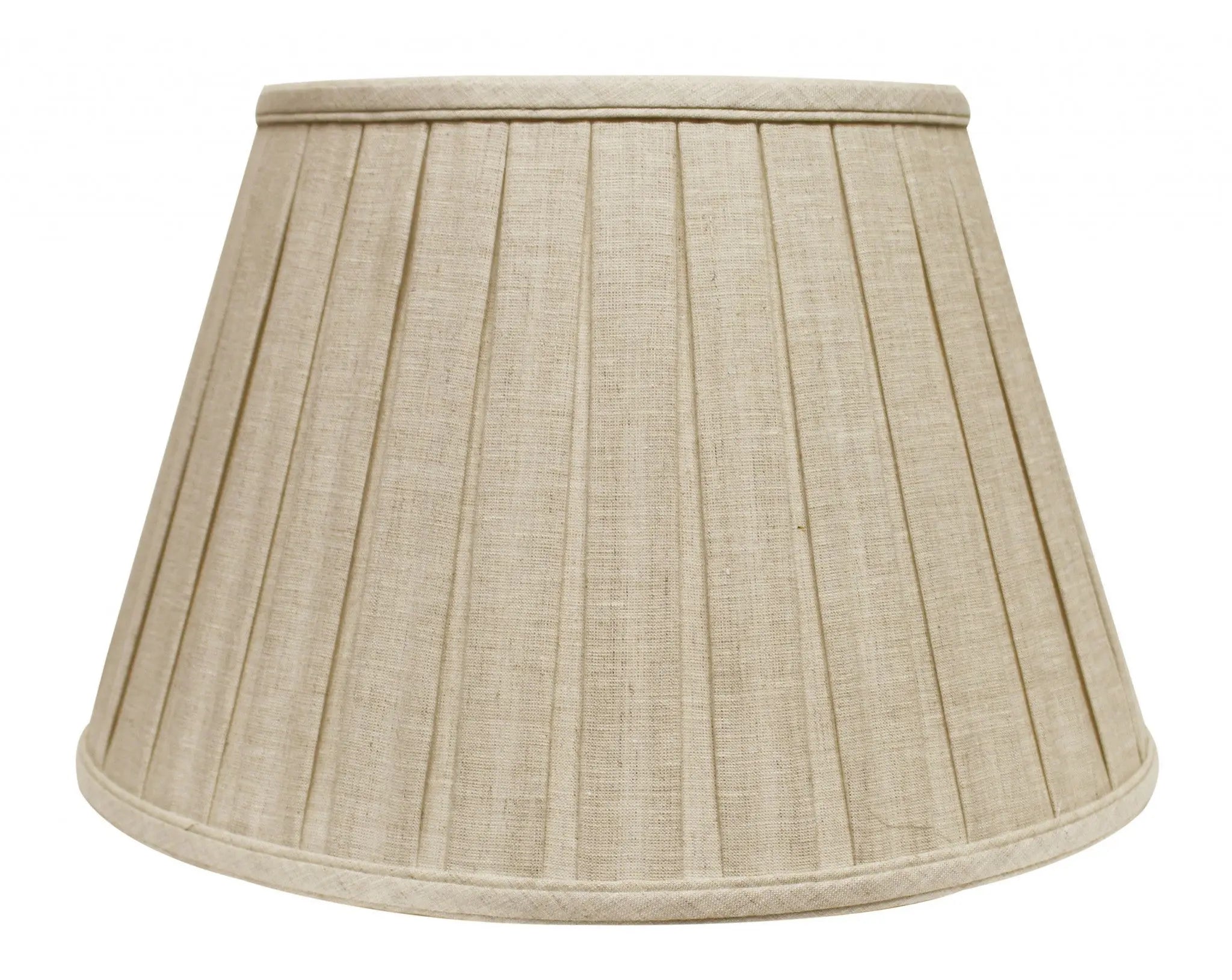 Cream Linen Pleated Empire Lamp Shade Homeroots Lighting