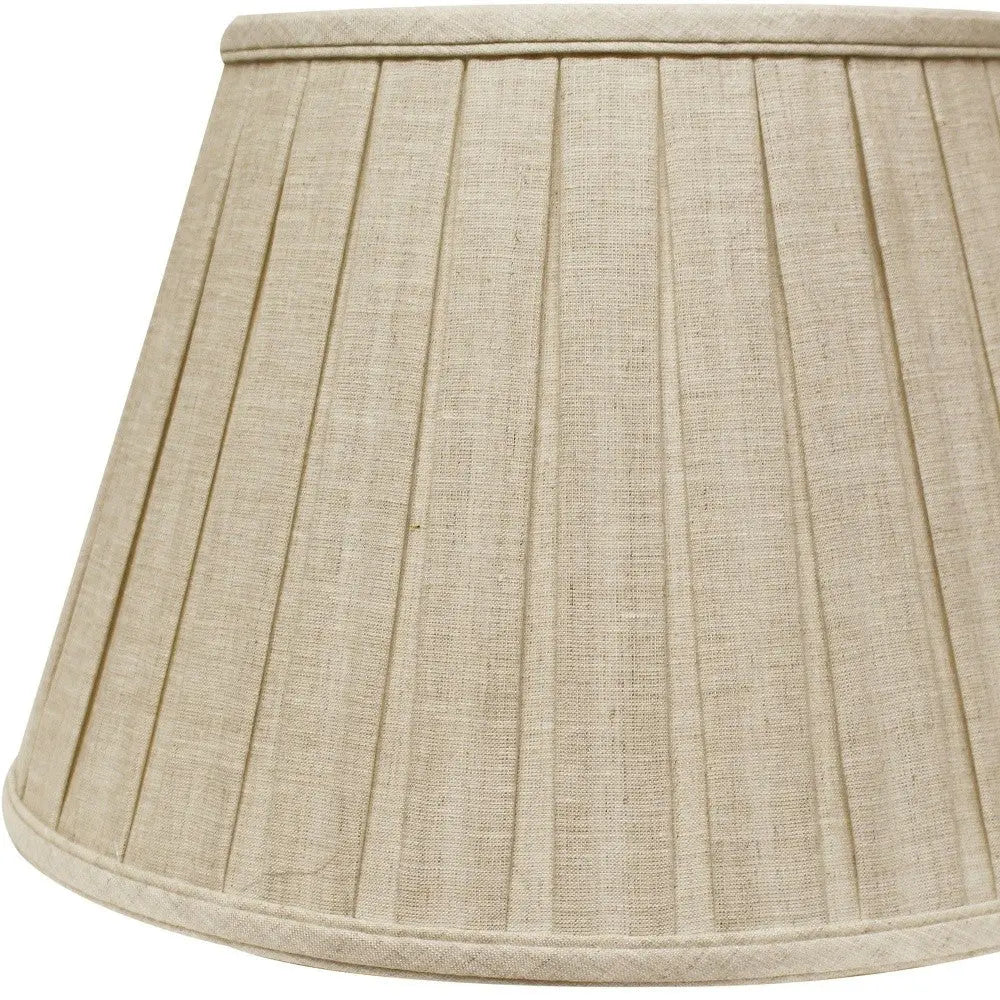 Cream Linen Pleated Empire Lamp Shade Homeroots Lighting