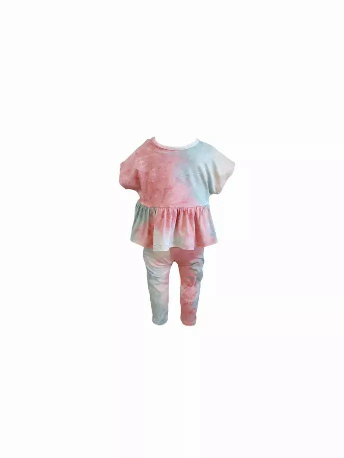 Creamsicle Top & Leggings Set Little Mass