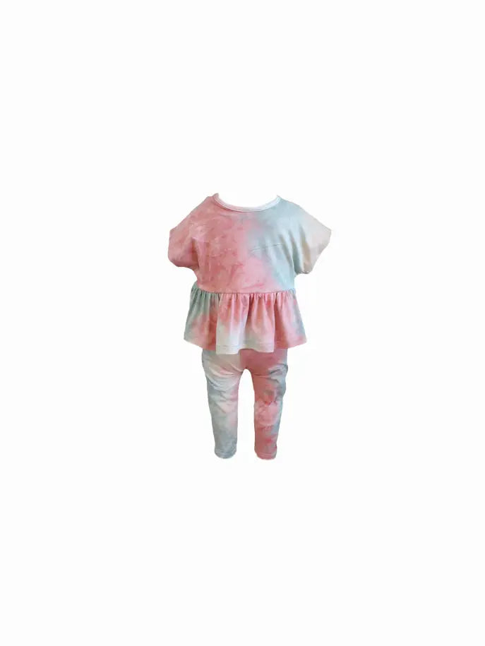 Creamsicle Top & Leggings Set Little Mass