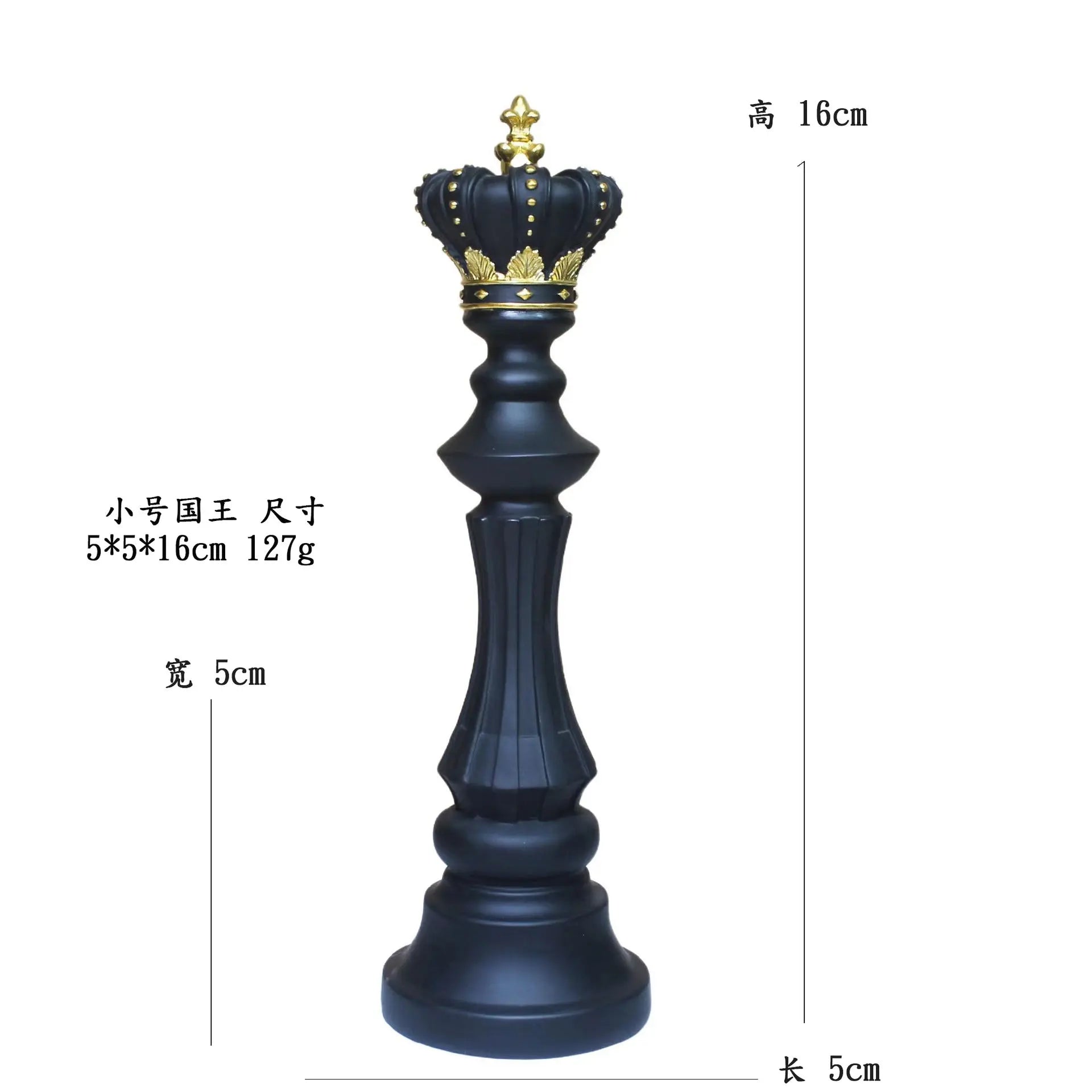 Creative home decoration chess resin decoration window home decoration black white chess ornaments GreatEagleInc
