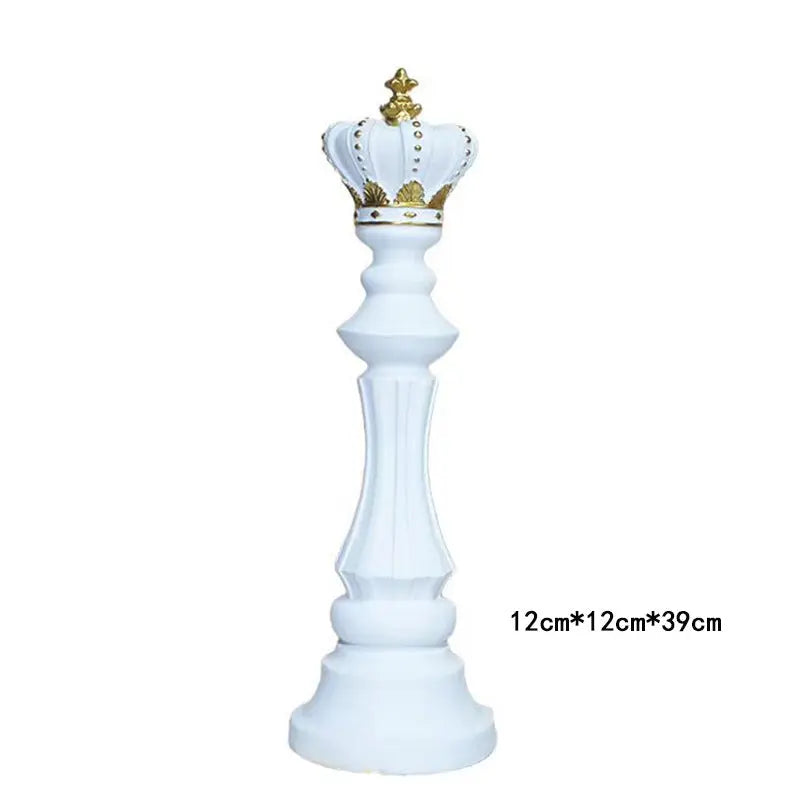 Creative home decoration chess resin decoration window home decoration black white chess ornaments GreatEagleInc