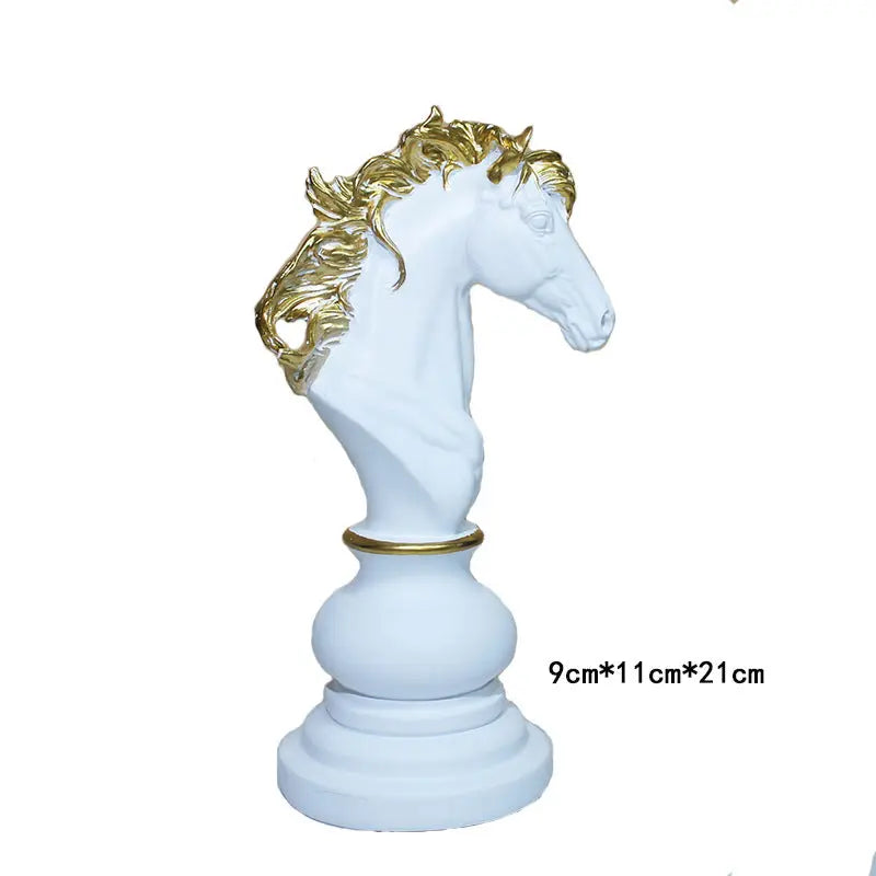 Creative home decoration chess resin decoration window home decoration black white chess ornaments GreatEagleInc