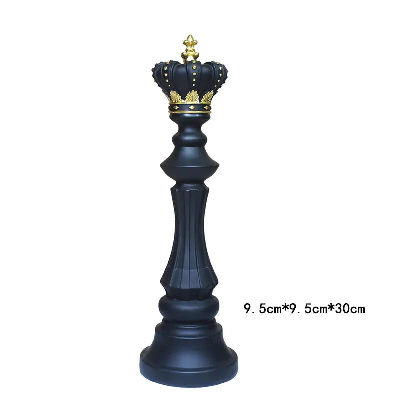 Creative home decoration chess resin decoration window home decoration black white chess ornaments GreatEagleInc