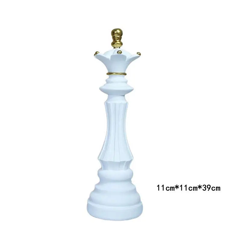 Creative home decoration chess resin decoration window home decoration black white chess ornaments GreatEagleInc