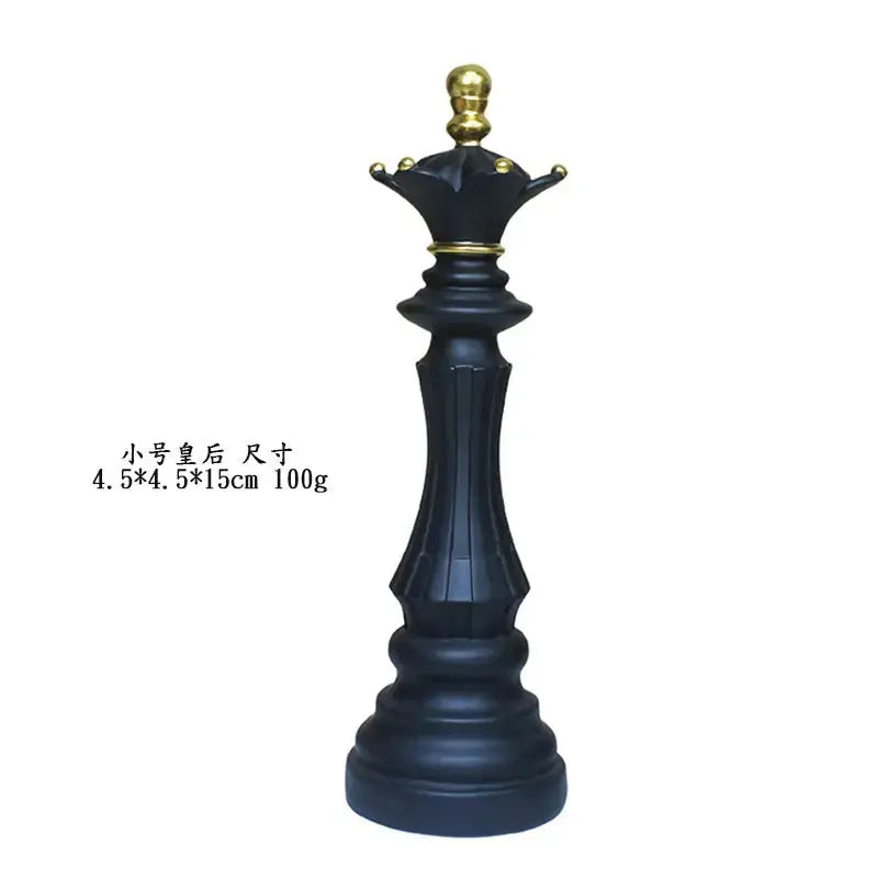 Creative home decoration chess resin decoration window home decoration black white chess ornaments GreatEagleInc