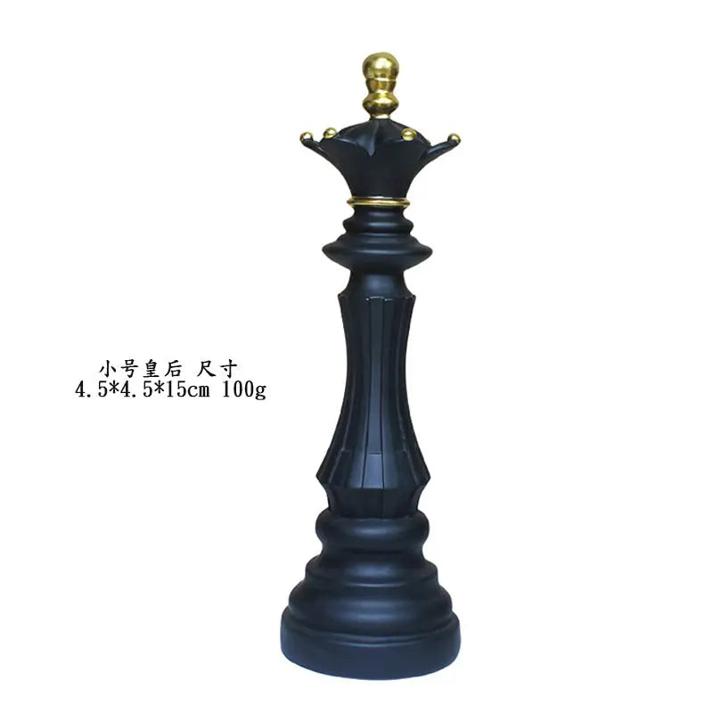 Creative home decoration chess resin decoration window home decoration black white chess ornaments GreatEagleInc