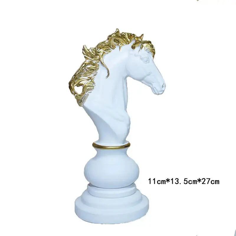 Creative home decoration chess resin decoration window home decoration black white chess ornaments GreatEagleInc