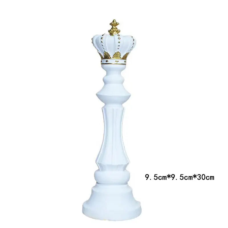Creative home decoration chess resin decoration window home decoration black white chess ornaments GreatEagleInc