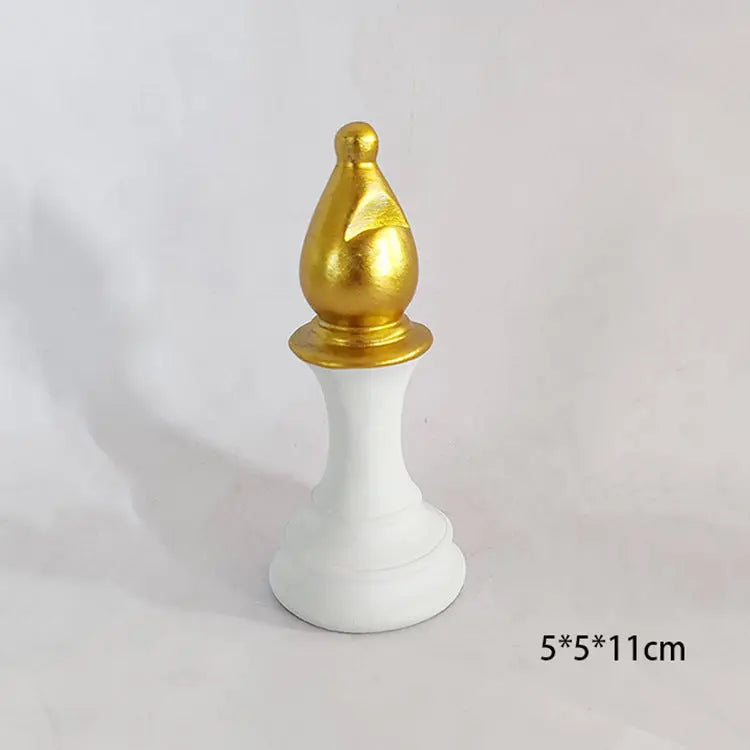 Creative home decoration chess resin decoration window home decoration black white chess ornaments GreatEagleInc