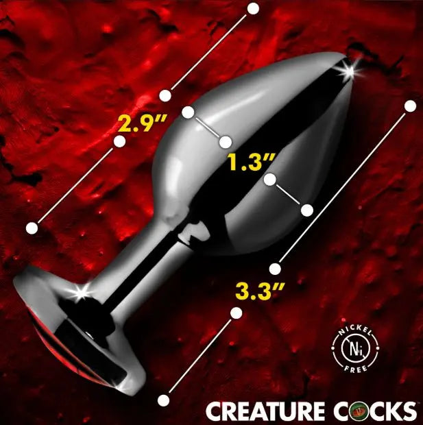 Creature Cock Sinister Eye Metal Butt Plug Medium XR Brands