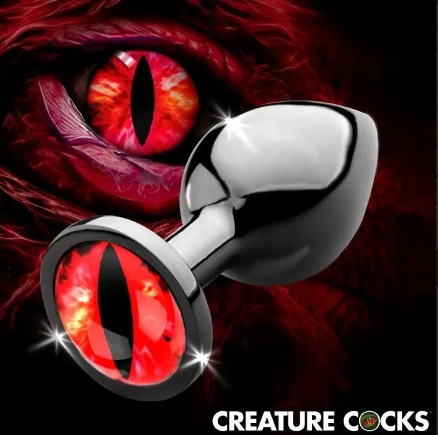 Creature Cock Sinister Eye Metal Butt Plug Medium XR Brands