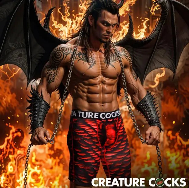 Creature Cocks Underwear Horny Devil Large XR Brands