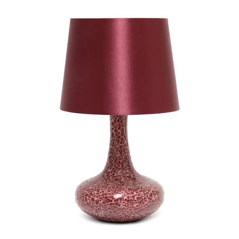 Creekwood Home Patchwork Crystal Glass Table Lamp for Living Room, Bedroom, Study, Office, Entryway, Reading Nook All the Rages
