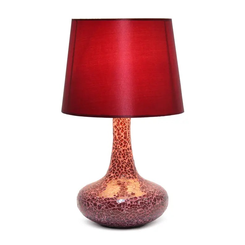 Creekwood Home Patchwork Crystal Glass Table Lamp for Living Room, Bedroom, Study, Office, Entryway, Reading Nook All the Rages